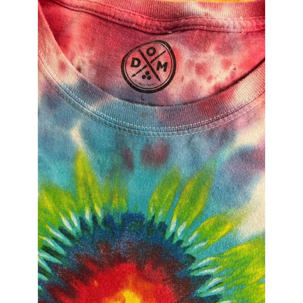 Graphic Mens T Shirt Trippy Tie Dye Shroom Shirt Mushrooms Hippie 90s Retro - Picture 5 of 11